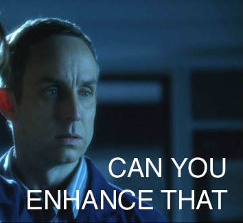 Zoom and Enhance Meme Template